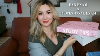 BAR EXAM STUDY TIPS | 10 TIPS FOR HOW TO SLAY PROFESSIONAL EXAMS