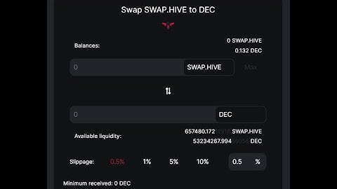 Buying DEC via BeeSwap and transferring to Splinterlands wallet