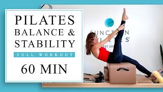 60 MIN Pilates Reformer Workout | Improve Balance + Stability