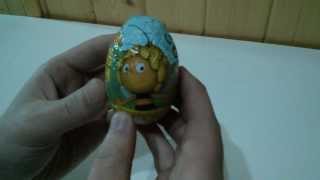 Maya the Bee kinder surprise egg unwrapping by Mrsurpriseeggs