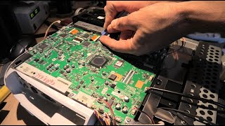 Epson EMP-TW700 Projector repair (red flashing temperature LED)