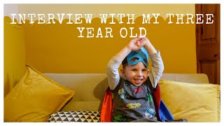 INTERVIEW WITH MY 3 YEAR OLD by Nicole Blanchard - Vlogs ~ Motherhood ~ Lifestyle 78 views 1 year ago 5 minutes, 9 seconds