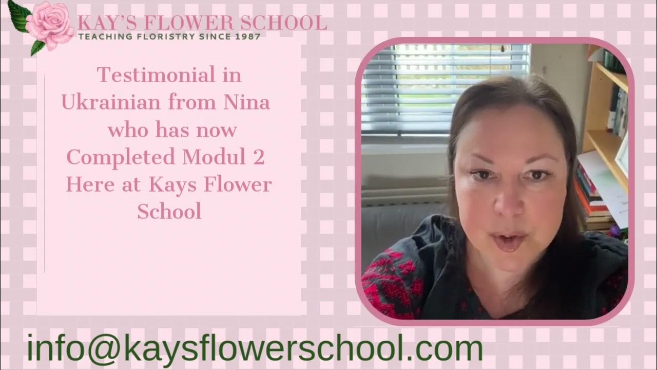 Testimonial in Ukrainian from Nina a student on our Module 2 Program at