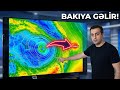 Güclü Buludlar Bakıda "mükəmməl" Tufan ilə nəticələnəcək.???