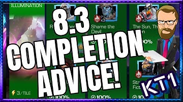 8.3 Completion Help! Advice, Easiest Bosses And Etc!