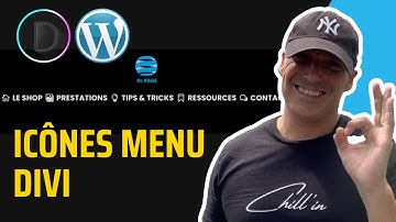 Comment ajouter des icônes aux catégories du menu ? WordPress/Divi