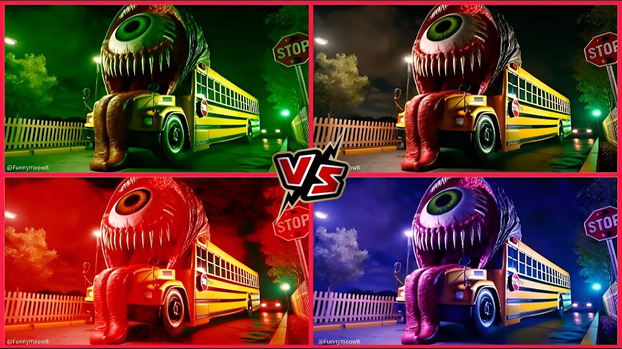 🚌SCHOOL BUS EATER🎶CoffinDance Song #45