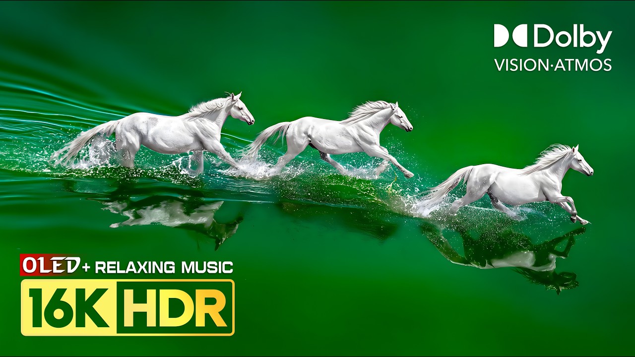 ULTIMATE Dolby Vision OLED TEST 120FPS | 16K HDR Nature Relaxing Music (8K/4K Video TV)