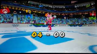 Mario & Sonic At The Olympic Winter Games Team Dr. Eggman Loses To Team Sonic In Ice Hockey