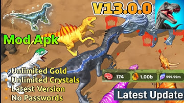 Dinosaur Universe Mod Apk v13.0.0 Unlimited Gold Unlimited Crystals Latest Version 2024