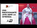 Una emocionante jota abre la ofrenda en aragn tv