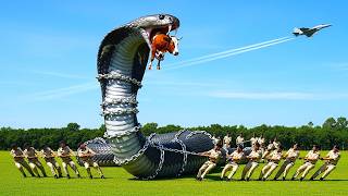 Celebrity 🐍🔥 Giant Python Attacks! Village Heroes Risk Their Lives to Save the Fearless Cow 🐂 Net Worth