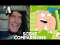 The ateam  family guy  sidebyside comparison