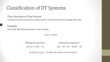 WEEK 2 PART 1 CLASSIFICATION OF DT SYSTEMS PART 3