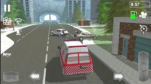 Emergency Ambulance simulator Gameplay | Hospital Ambulance Rush Simulator games