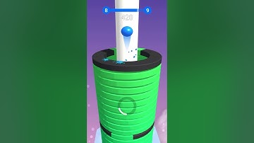 MOST SATISFYING STACK BALL BREAK! 💥 Perfect Drop #stackball #stack #ball #satisfying #mobilegaming