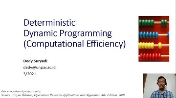 Week1.3 Computational Efficiency of Dynamic Programming