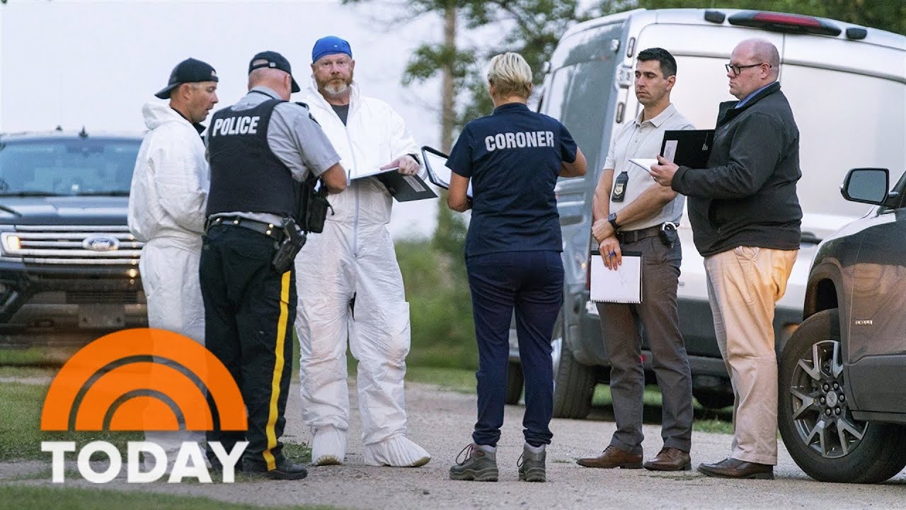 Manhunt For 2 Suspects Underway After Stabbing Spree In Canada - YouTube