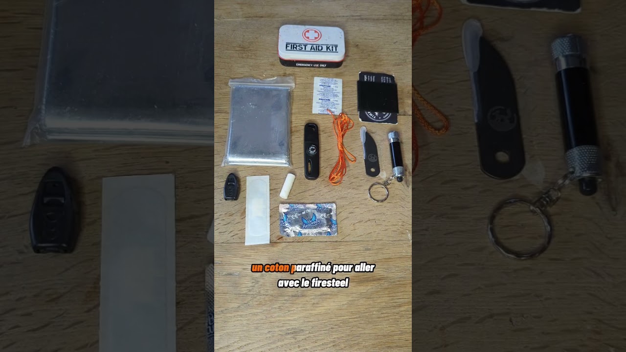 Un mini kit de survie. Que contiendrait le votre?