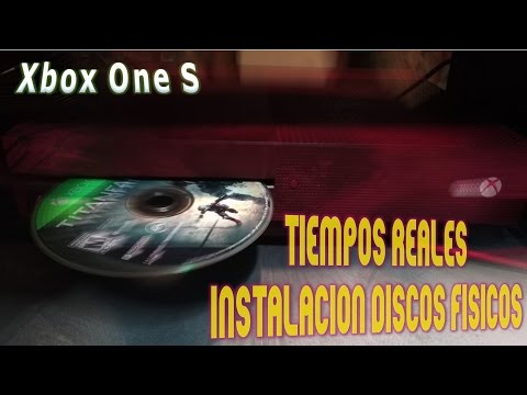 Tiempos Instalación Discos Físicos y Recomendaciones XboxOne S
