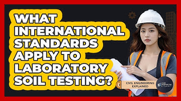 What International Standards Apply To Laboratory Soil Testing? - Civil Engineering Explained