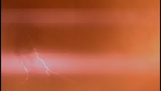 Komórki Burzowechmury Cbburza O Zachodzie Słońca - 29.04.2018 Sbs