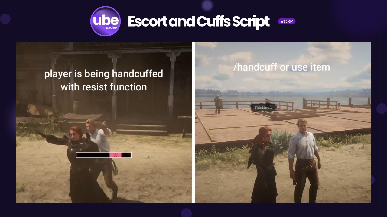 RedM: Escort and Cuffs Script: Enhance Player Interactions