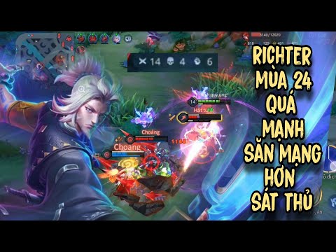Video Richter mùa 24 quá mạnh săn mạng như sát... - youtube
