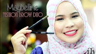 Maybelline Fashion Brow (quick demo + review) | Izzahhahiraf