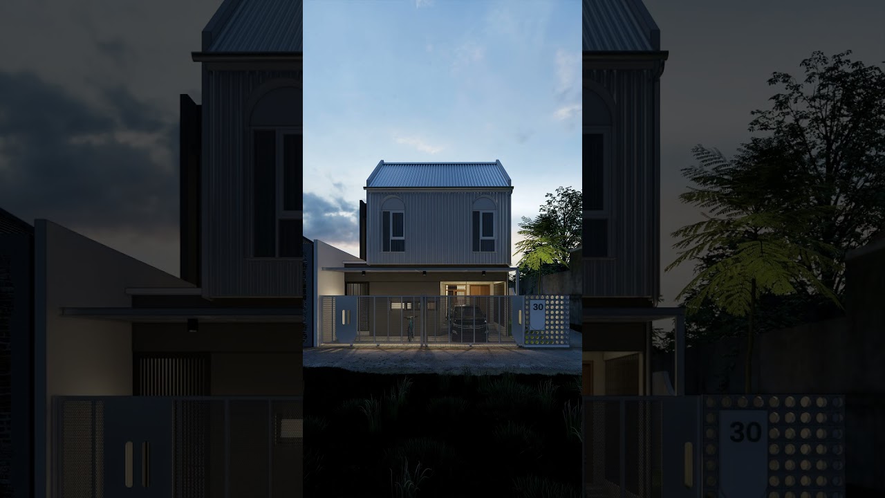 INSPIRASI DESAIN RUMAH MODERN TROPIS 