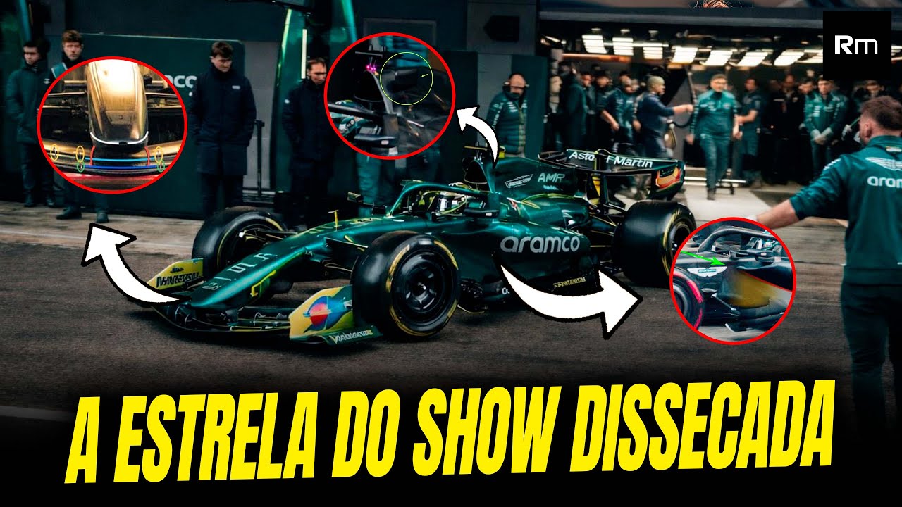 A ESPETACULAR (?) ASTON MARTIN DE ADRIAN NEWEY É DIFERENTE DAS RIVAIS #f1