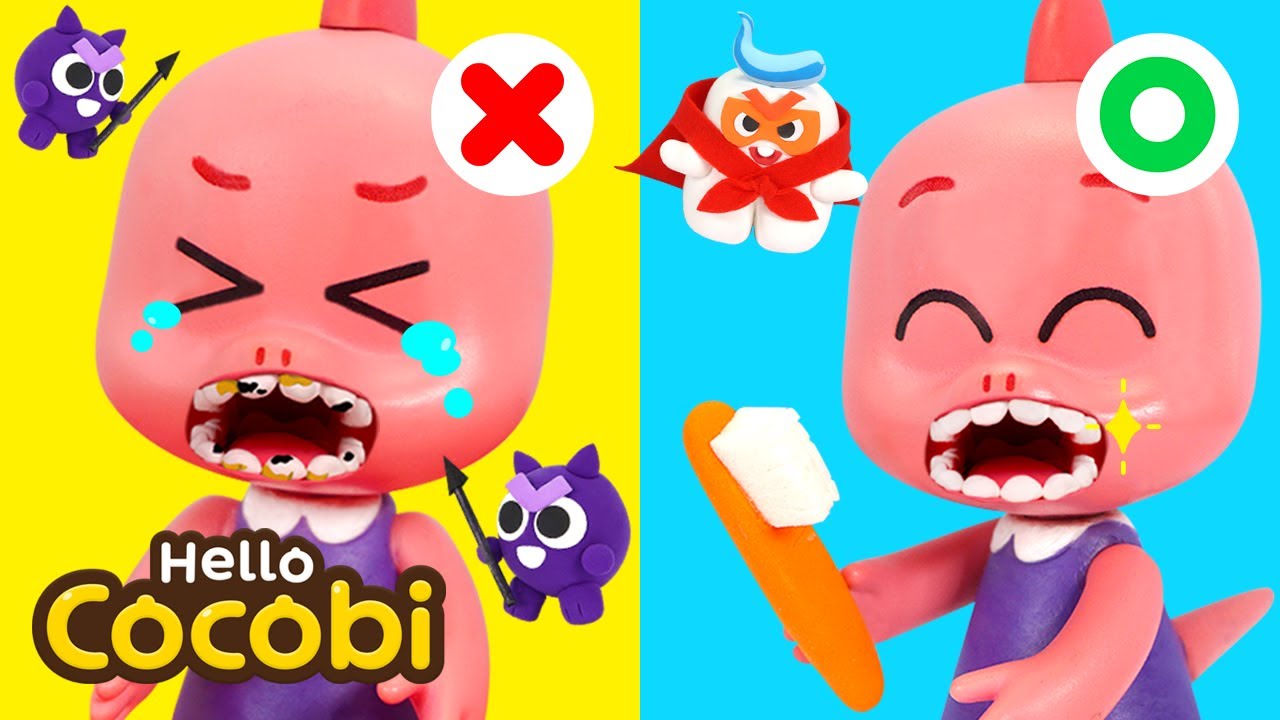 Brushing Your Teeth VS Germs🦷😈Brush Your Teeth Song Nursery Rhymes
