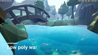 Low poly Water | UE4 | WIP