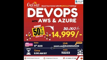 DevOps with AWS & Azure - New Batch | Kalyan IT Hub