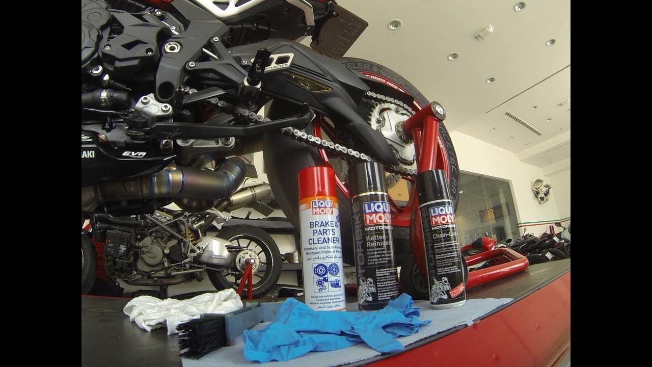 How To Properly Clean & Lube Your Motorcycle Chain YouTube