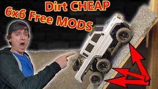 Dirt Cheap 6x6 RC Car FREE Mods + Test