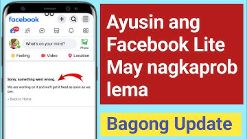Paano Ayusin ang Facebook Lite Something went wrong Problem.Facebook Lite Something went wrong Solve