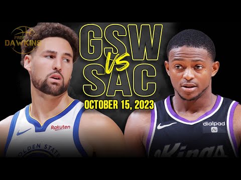 Golden State Warriors vs Sacramento Kings Full Game Highlights | October 15, 2023 | FreeDawkins