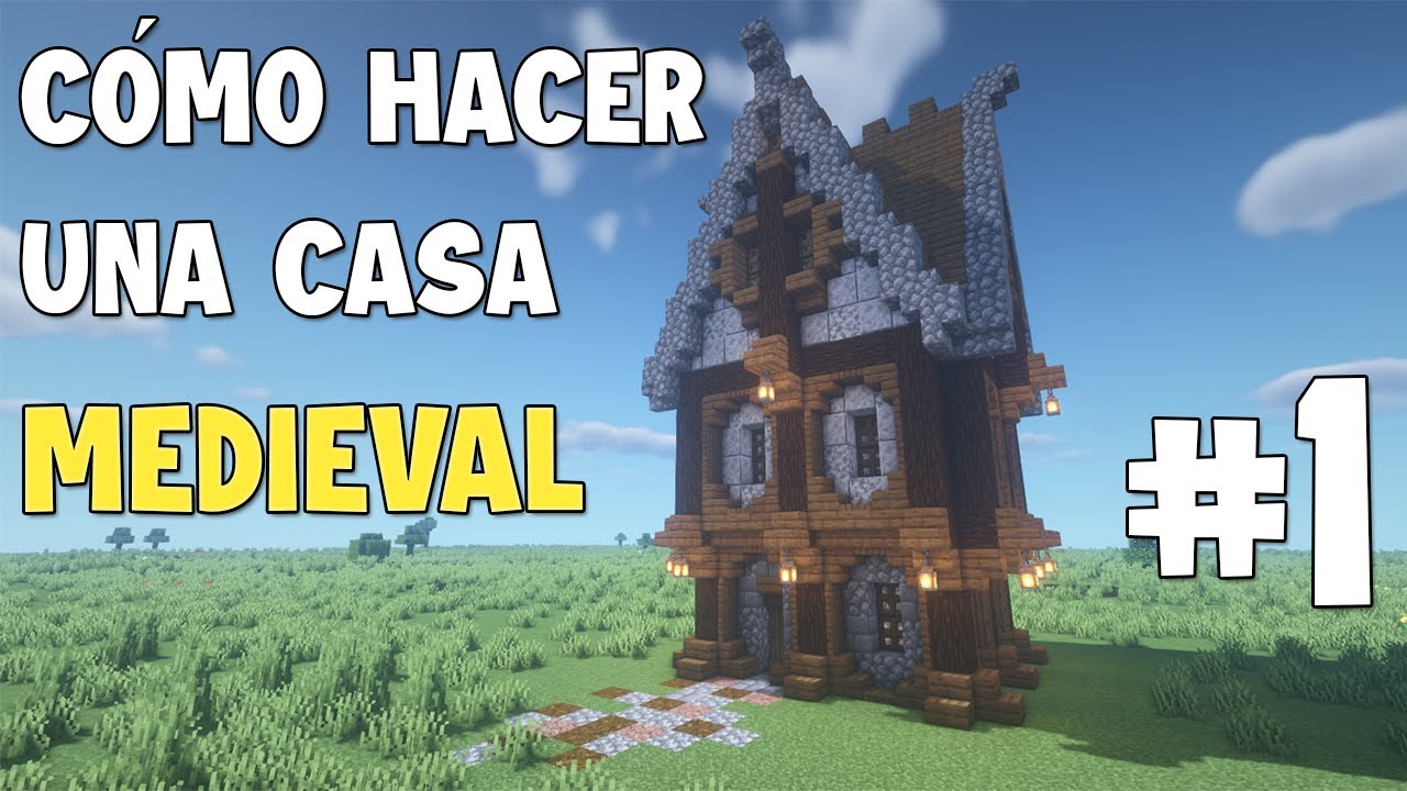 Tutorial - Como Construir uma Casa Medieval #10 !! (Minecraft 1.11) 