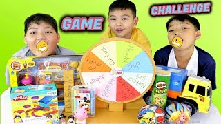 Super Spin the Wheel Challenge - Playdoh , Kitchen Playset , Disney Princess & Lollipop