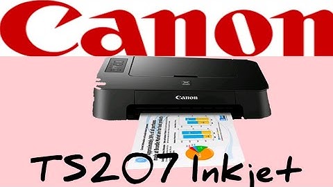 Canon PIXMA TS207 Printer Review | Print and Drive with Single-Function Color Ink Cartridge