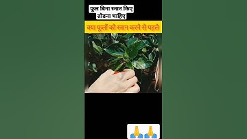 #फूल को बिना स्नान किए तोड़ना चाहिए phool Ko Bina # Shivpurn ke anusar #video pradeep Mishra ji 🙏
