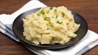 how to make mashed potato without butter or milk | dairyfree mashed potato