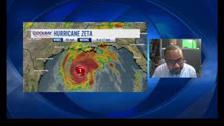 Wednesday morning update on Hurricane Zeta
