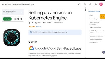 Setting up Jenkins on Kubernetes Engine | #GSP117 | #qwiklabs | #arcade