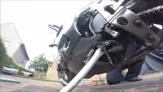 Triumph Daytona T595 oil & filter change