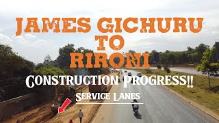 Nairobis Next Superhighway :James Gichuru - Rironi Highway Construction Update| Servicelanes Progress