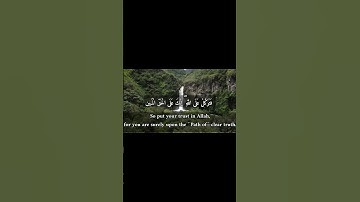 عندك مشاكل؟ اسمع سورة النمل - فتوكل على الله انك على الحق المبين - تلاوة هادئة بصوت مريح للقلب