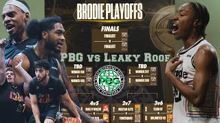 PBG vs Leaky Roof #4 Seed vs #5 Seed Brodie League Playoffs Round 1 #PBG #PrioritizeBeingGreat
