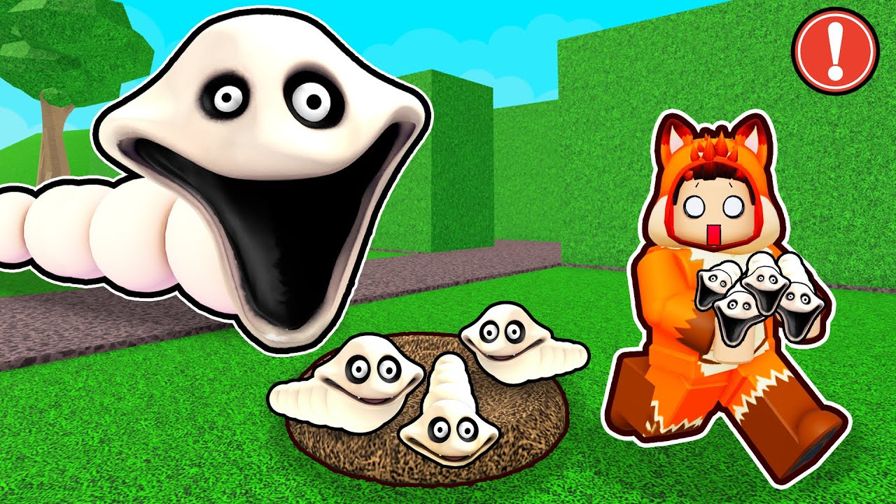 ขโมยลูกของหนอนปีศาจ Hungry Worm 🐍👶 Roblox Steal a Baby Hungry Worm
